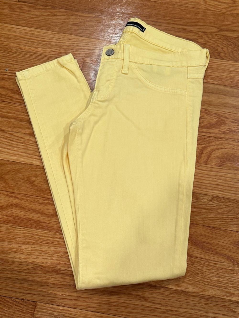 Flying Monkey Yellow Skinny Jeans Size 5